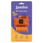 Jambo porta sacola new laranja com 2 rolos