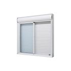 Janela com Persiana Integrada em Alumínio Branco Automatizada Caribe Max 120x120x14cm c/ Controle Remoto 110V Jap