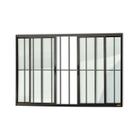 Janela Confort 4 Folhas com Grade Vidro Liso 120cm x 150cm Brimak