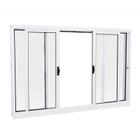 Janela de Correr em Aço 100 x 100 x 12 cm 4 Folhas Branco Prática MMachado