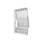 Janela Maxim-Ar em Alumínio Branco Perfecta Max Vidro Fixo Inferior 100x80x9,5cm c/ Grade Jap