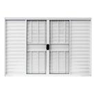 janela quarto Alumínio Branco C/g 100x120 6f L.18