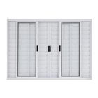 janela quarto veneziana de alumínio branco 100x200 s/grade 6flss