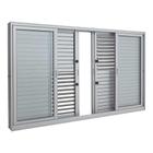 Janela Veneziana Multiflex em Alumínio 100 x 200 x 14 cm 6 Folhas Aluminium Sasazaki