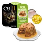 Jantar de peixe Catit com comida úmida para gatos com tilápia e batata