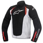 Jaqueta Alpinestars Ast Air Textile Preto/Branco/Vermelho