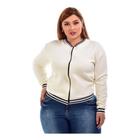 Jaqueta Bomber Plus Size,Matelasse,Outono Inverno G1 G2 G3