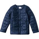 Jaqueta Casaco Puffer Microfibra Malwee Corta Vento Infantil Bolso Menina Tam 3a Tafetá -Malwee Kids