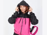 Jaqueta Corta Vento Blusa para treinos exercícios Caminhada Com Capuz Kit com relógio Digital K011