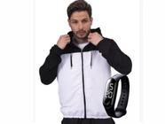 Jaqueta Corta Vento Blusa para treinos exercícios Caminhada Com Capuz Kit com relógio Digital K011