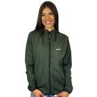 Jaqueta Corta Vento Feminino Verde Militar WSS Brasil Jogador