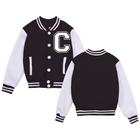 Jaqueta de beisebol infantil BAICAIYU Varsity Coat para meninos/meninas de 6 anos