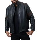 Jaqueta De Couro 100% Legitimo Masculina Básica Moto Classic Clube de Luta