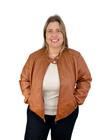 Jaqueta Feminina Couro Plus Size Excelente Qualidade2023