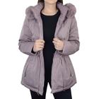 Jaqueta Feminina Facinelli By Mooncity Parka Dupla Face Violeta - 690108