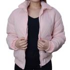 Jaqueta Feminina Mosaico Bomber Nylon Rosa - 26010181