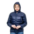 Jaqueta Feminina Puffer Bolha Nylon Impermeável Blusa de Frio