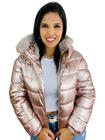 Jaqueta Feminina Puffer Metalizada Facinelli 620277