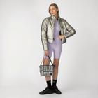 Jaqueta Fila Puffer Feminina Prata