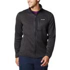 Jaqueta Fleece Columbia Sweater Weather Full Ziper Masculina - Preto