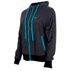 Jaqueta fleece lite feminina - mescla chumbo