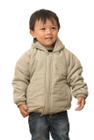 Jaqueta Infantil juvenil acolchoada com Capuz e elástico nos punhos e na barra Inverno