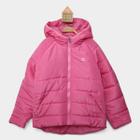 Jaqueta Infantil Kely & Kety Puffer Com Capuz Menina