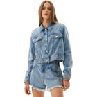 Jaqueta Jeans Easy Lança Perfume Trucker AV24 Azul Feminino