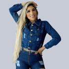 Jaqueta Jeans Feminina Estilo Western - Uma Mistura de Country e Modernidade