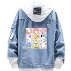 Jaqueta jeans Loose Creative Design Sanrio Cinnamoroll Melody