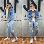 Jaqueta Jeans Premium Plush Blue