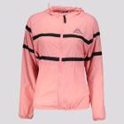 Jaqueta Kappa Corta Vento Logo Sport Ladies Feminina Rosa