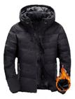 Jaqueta Masculina Grande Puffer Plus Size Forrada Com Pelos