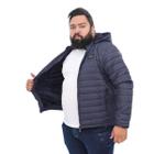 Jaqueta Masculina Nylon Forrada Pelúcia Plus Size Beto