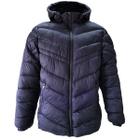 Jaqueta Masculina Puffer Broken Rules com Zíper Capuz Removível