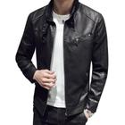 Jaqueta masculina Slim fit Motoqueiro Preto Black tamanho P