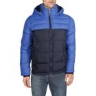 Jaqueta masculina Tommy Hilfiger com capuz, acolchoada, azul, GG