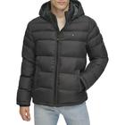 Jaqueta masculina Tommy Hilfiger com capuz New Matte Black