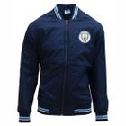 Jaqueta Masculino Bomber Casaco Manchester City Azul Oficial