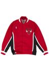 Jaqueta Mitchell & Ness Jersey Authentic Warm Up Chicago Bulls 1992-1993 Vermelha