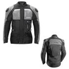 Jaqueta Moto Armor Texx Preta Cinza Parca