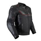 Jaqueta Moto Motociclista Impermeavel Texx Falcon V2 Masculina Preta C/ Vermelho Resistente Agua
