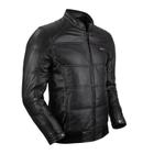 Jaqueta Motociclista de Couro Texx Cyberdog Preto