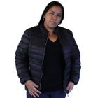 Jaqueta Nylon Feminina Plus Size Forro Aveludado City Lady 628032