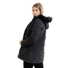 Jaqueta Parka Forrada Feminina Moda Plus Size Parca Grossa