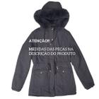 Jaqueta Parka Peluciada Feminina- Safira