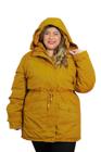 Jaqueta Plus Size Feminina Forrada parka inverno frio linda plus size