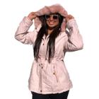 Jaqueta Plus Size Feminina Forrada parka Pele inverno frio linda G1 G2 G3 G4 moda plussize