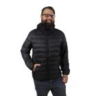 Jaqueta Puffer Bobojaco Masculina Com Capuz Moletom