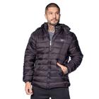 Jaqueta Puffer Masculina Red Nose Forro Peluciado com Capuz Preto